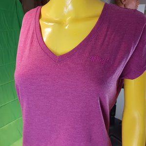 ways of life pink short sleeves v necks classic clothing girl brand new cotton